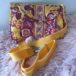 Vera Bradley Retired Yellow Belt Bag Fanny Pack
